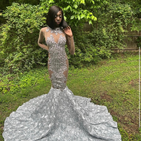 SMALL custom prom dress - Picture 4 of 4